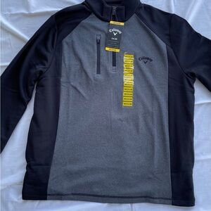 NWT men’s Callaway 1/4 zip golf pullover Size Medium M